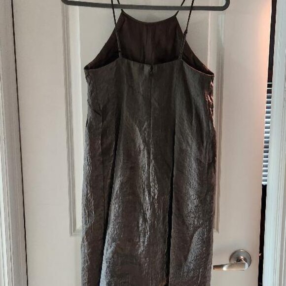 Adrianna Papell Beaded Halter Cocktail Dress - Picture 2 of 4